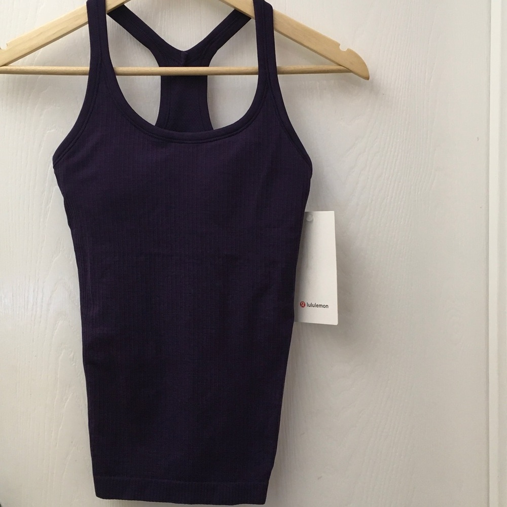 lululemon athletica Ribbed Racerback Tank - Deep Plum